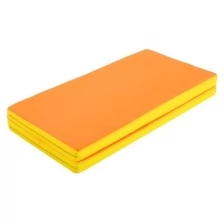 Мат 100 х 100 х 6 см, 1 сложение, oxford, цвет жёлтый/оранжевый ONLITOP 3594543 .