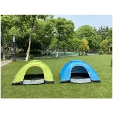 Палатка 2-местная (синяя)/ палатка туристическая/ палатка водонепроницаемая/ палатка кемпинговая/ палатка летняя/ палатка на море/ палатка пляжная