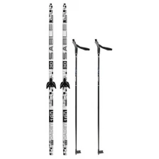 Комплект лыжный Бренд Цст, 160/120 (+/-5 см), крепление NN75 мм, цвет Микс .
