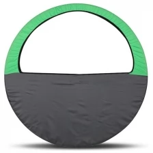 Чехол-сумка для обруча, диаметр 60-90 см, цвет салатно-серый 3427488 .