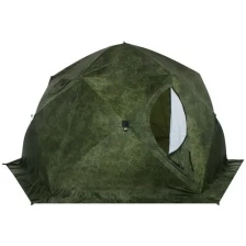 Палатка зимняя"стэк" КУБ Чум Т трехслойная, цвет камуфляж Стэк 7089758 .