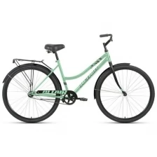 Велосипед ALTAIR CITY 28 low (28" 1 ск. рост. 19") 2022, мятный/черный, RBK22AL28025