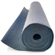 Коврик для йоги Puna RamaYoga, прочный, нескользящий, сделан в России. 185 x 60 х 0,3 см, синий