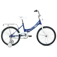 Велосипед ALTAIR CITY KIDS 20 COMPACT (20" 1 ск. рост. 13" скл.) 2022, синий, IBK22AL20032