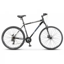 Велосипед "STELS Navigator-700 MD 27,5" -21" -21г. F020 (черный-белый)