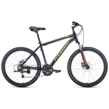 Велосипед FORWARD HARDI 26 2.1 D (26" 21 ск. рост. 18") 2022, серый матовый/черный, RBK22FW26707