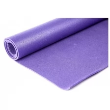 Коврик для йоги и фитнеса RamaYoga Yin-Yang PRO+ цвет черный размер 220 х 80 х 0,45 см