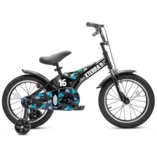 Велосипед детский двухколесный "City-Ride XTERRA", радиус 16", страховочные колеса, велосипед для мальчиков, для девочек, для детей, CR-B2-0516YW