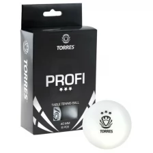 Мяч для настольного тенниса Torres Profi 3* арт.TT0012