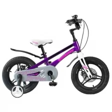 Велосипед MAXISCOO Ultrasonic Делюкс плюс-14"-22г. (фиолетовый) MSC-U1401D