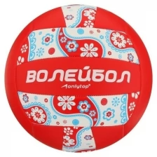 Мяч волейбольный, размер 5, 18 панелей, PVC, 2 подслоя, машинная сшивка, 260 г