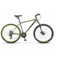 Велосипед "STELS Navigator-700 D 27,5" -17,5" -22г. F020 (серый-желтый)