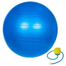 Мяч гимнастический большой 100 см надувной фитнесбол мячик антивзрыв насос в комплекте