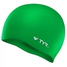 Шапочка силиконовая TYR Wrinkle Free Silicone Cap, цвет 310 (Green)
