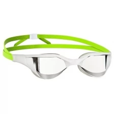 Очки для плавания MAD WAVE Razor Mirror, white/metallic/green