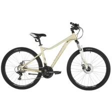 Велосипед STINGER LAGUNA EVO MICROSHIFT 26" (2021) (Велосипед STINGER 26" LAGUNA EVO бежевый, алюминий, размер 15", MICROSHIFT)