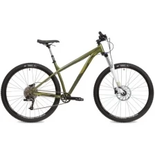 Велосипед STINGER PYTHON PRO 27.5" (2021) (Велосипед STINGER 27.5" PYTHON PRO коричневый, алюминий, размер 16")