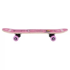 Скейтборд подростковый «Фламинго» 62 × 16 см, колёса PVC 50 мм, пластиковая рама
