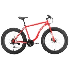 Велосипед Black One Monster 26 D (2021) 20" красный/белый HD00000393