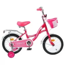Велосипед Graffiti Premium Girl, колеса 14", мятно-белый