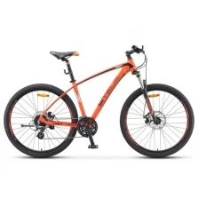 Горный (MTB) велосипед STELS Navigator 750 MD 27.5 V010 (2021) оранжевый 16" (требует финальной сборки)