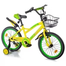 Детский велосипед MOBILE KID Slender18", Yellow Green