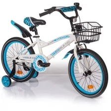 Детский велосипед MOBILE KID Slender18", White Blue