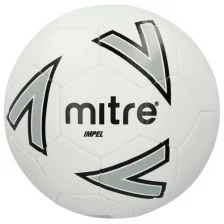 Мяч футбольный MITRE Impel, р.4, бело-серо-черн, арт.BB1118WIL