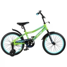 Детский велосипед, City Ride - Spark 18", Черный (CR-B2-0218EB)