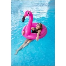 Надувной круг для плавания Фламинго 120см, фламинго надувной / для пляжа, купальник женский слитный, топ, подарочный набор для женщин, матрас надувной