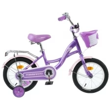 Велосипед 14" Graffiti Premium Girl, цвет сиреневый/розовый