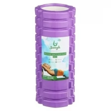 Роллер для йоги 2 в 1, 33 х 13 см и 33 х 10 см, цвет фиолетовый Sangh 4142701 .