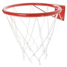 Кольцо баскетбольное No-5 d-380мм, с упором с сеткой