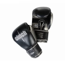 Перчатки боксерские Clinch Prime 2.0 черно-бронзовые (вес 12 унций)
