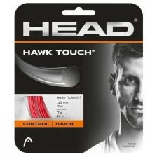 Струна для тенниса HEAD 12m Hawk Touch Red 281204-RD, 1.25