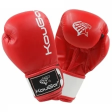 Перчатки боксерские Kougar Ko200-10, 10oz, красный