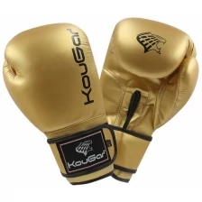 Перчатки боксерские KouGar KO600-10, 10oz, золото