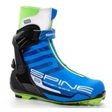 Лыжные ботинки Spine Concept Skate 496М SNS (синий/черный/салатовый) 2020-2021 38 EU