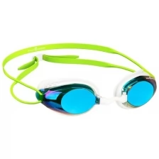 Очки для плавания MADWAVE HONEY Rainbow, зеленый /белый /синий