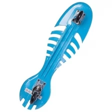Скейтборд BONNA пластиковый голубой, размер деки 28"х8", подвеска-сталь, колеса PU 76 мм 2 шт.