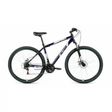 Горный велосипед ALTAIR AL 29 D 2021, темно-синий/серебристый, рост 19"
