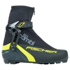 Лыжные ботинки Fischer RC1 Combi S46319 NNN (черный/салатовый) 2019-2020 46 EU