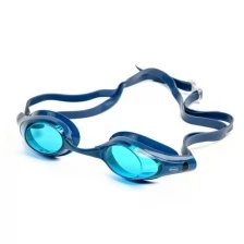 Очки для плавания FASHY Progress, 4141-04, синие линзы поликарбонат, сменная переносица, синяя оправа