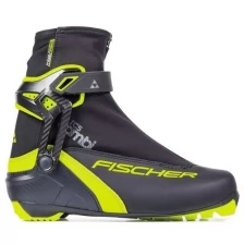 Лыжные ботинки Fischer RC5 Combi S18519 NNN (черный/салатовый) 2019-2020 36 EU