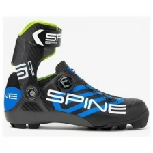 Лыжероллерные ботинки Spine Ultimate Skiroll Skate NNN (синий/черный/салатовый) 2020 38 EU