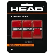 Овергрип HEAD Xtreme Soft (красный), арт.285104-RD, 0.5 мм, 3 шт, красный