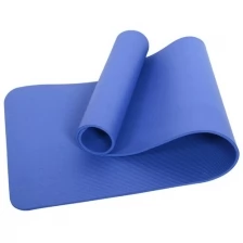 Коврик для йоги и фитнеса Citizen каучуковый (NBR), толщина 1 см, 180х60 см, сумка в комплекте