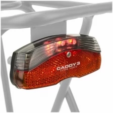 Фонарь задний AUTHOR A-Caddy 3, 8-12039141 на багажник 3 светодиода, красный 180` видимость с батарейкой