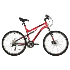 Велосипед FOXX MATRIX 26" (2021) (Велосипед FOXX 26" MATRIX красный, сталь, размер 18")