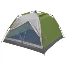 Палатка двухместная JUNGLE CAMP Easy Tent 3, цвет: зеленый/серый